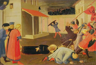 Das Martyrium des Heiligen Markus, Predella aus dem Linaiuoli-Triptychon, 1433